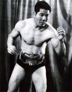 Surugaumi during his time as a professional wrestler