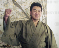 Masumeidai joins professional sumo (c. 2006)