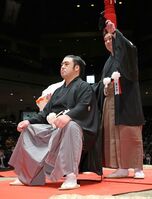 Tochiozan's retirement ceremony (c. 2022)
