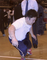 Tochitsubasa during the new recruit examination (c. 2003)