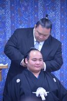 Kaishin's retirement ceremony (c. 2012)