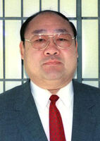 Wakachichibu after retirement as Tokiwayama Oyakata (c. 1989)