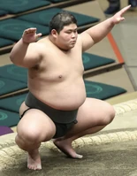 Ochiai during his time in the unsalaried ranks (c. 2023)