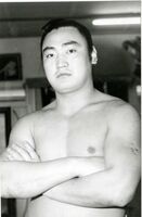 Ryuko's first tournament as a sekitori rikishi (c. 1967)