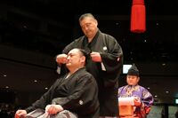 Kotoeko's retirement ceremony (c. 2025)