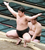 Tanaka prepares for his upcoming match (c. 2022)
