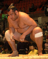 Minaminoshima prepares for his upcoming match (c. 2006)