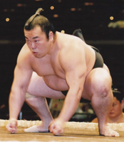 Shunba prepares for his upcoming match (c. 2007)
