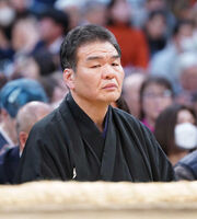 Tamakasuga after retirement as Kataonami Oyakata (c. 2024)