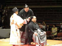Ryuo's retirement ceremony (c. 2013)
