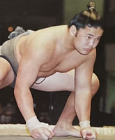 Kitakasuga prepares for his upcoming match (c. 2001)