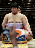 Tochinowaka during his time in Maezumo (c. 2007)