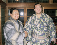 Ryuo after promotion to Juryo (c. 2006)