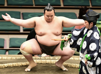 Nihonyanagi prepares for his upcoming match (c. 2022)