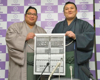 Ikioi after promotion to Sekiwake (c. 2016)
