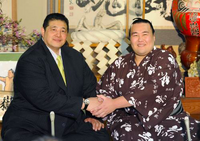 Kotomisen after promotion to Juryo (c. 2013)