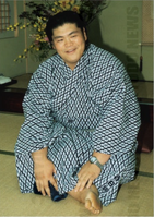 Goto becomes Tochinonada upon promotion to Juryo (c. 1996)
