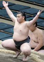 Rinko prepares for his upcoming match (c. 2022)