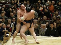 Tochinonada defeats Takamisakari (c. 2006)