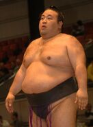 Toshinyama prepares for his upcoming match (c. 2005)