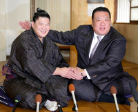 Ura after promotion to Juryo (c. 2016)