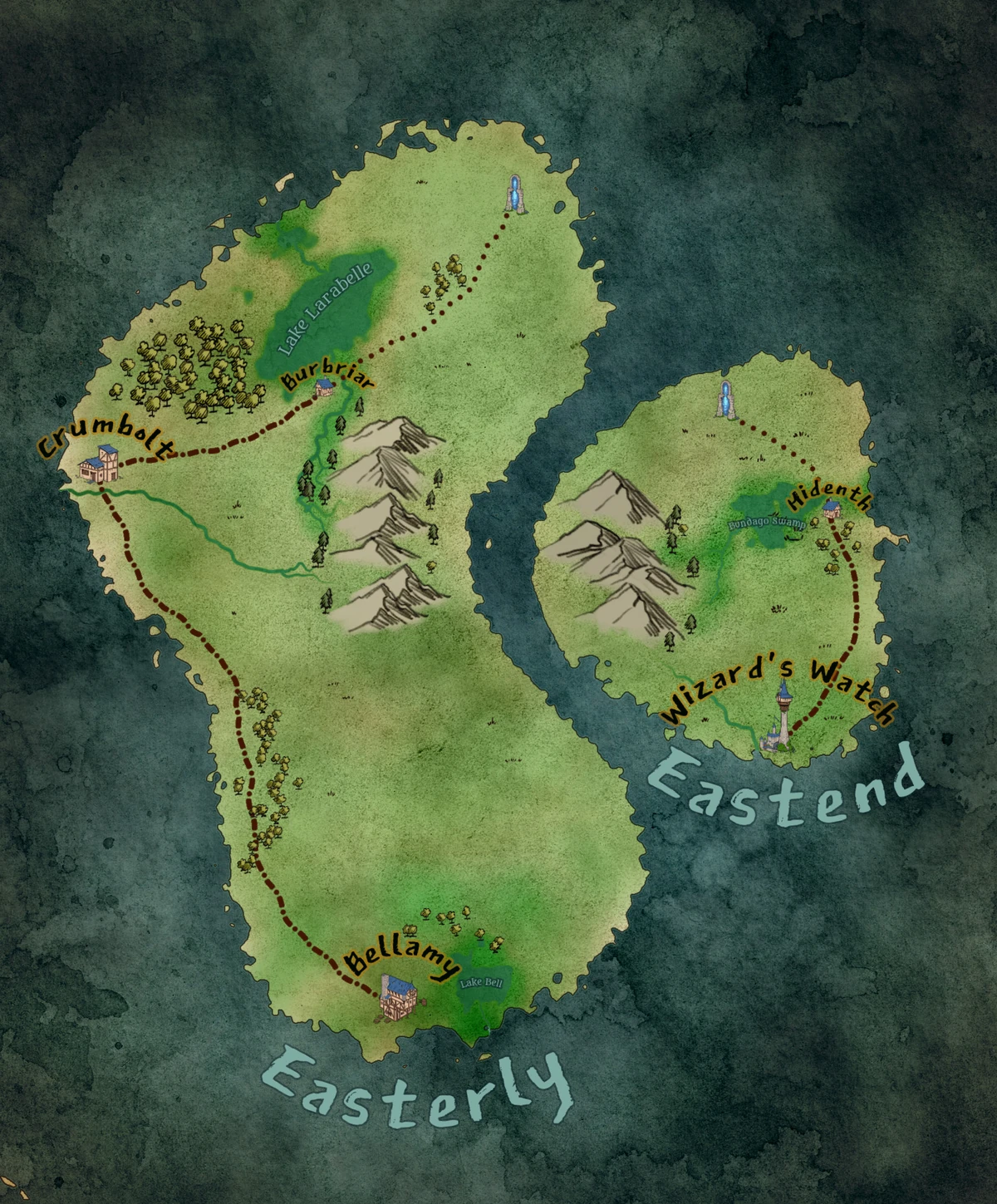 Easterly and Eastend Map Sunaria Wiki Fandom