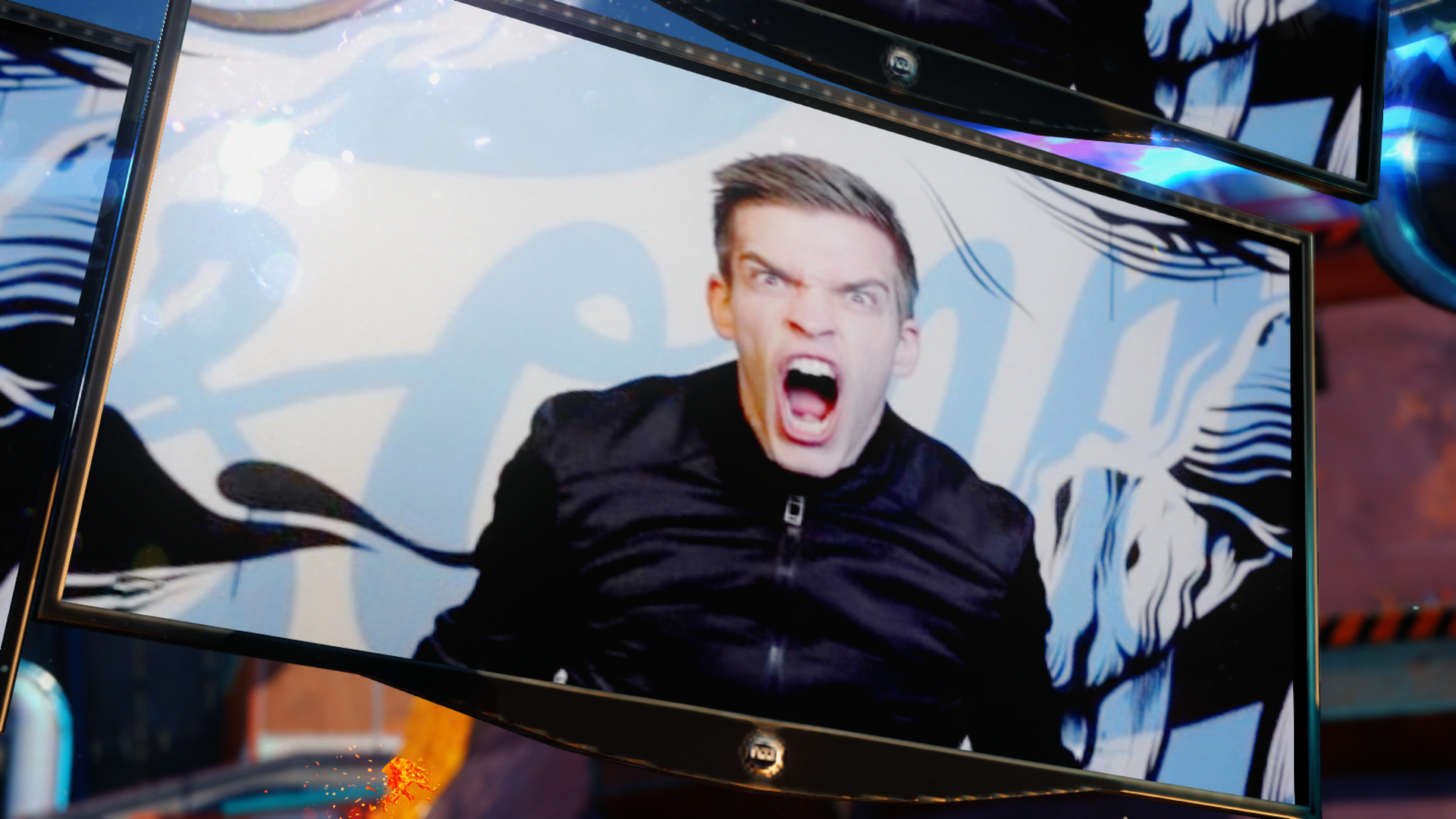 Sunset Overdrive on X: New Sunset TV. Voice actors, screen prints