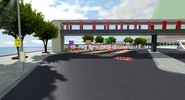 Terminus view (08/2024), Note that route 475 stop at mid-way stop on Moon Island Bypass instead of terminus