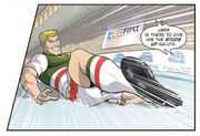 Johann Uber in his Studs Up Salute (Supa Strikas- Rise of the Tiger comic)