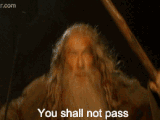 You shall not pass strategy