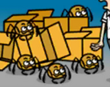 Treat Spiders (Packing Pests) (Appears in Munchy Monk's moveset)