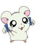 Bijou Ham-Ham Action: Gives the player a special artwork of the "Hamtaro cast" posing with a random playable character.