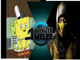 amscan- Warner Bros Mortal Kombat Scorpion Std Ufficiale Spongebob