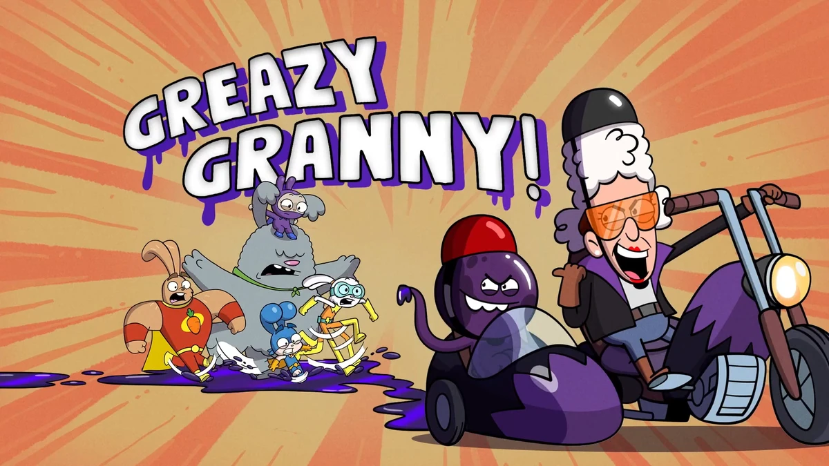 Greazy Granny! | Super Duper Bunny League Wiki | Fandom