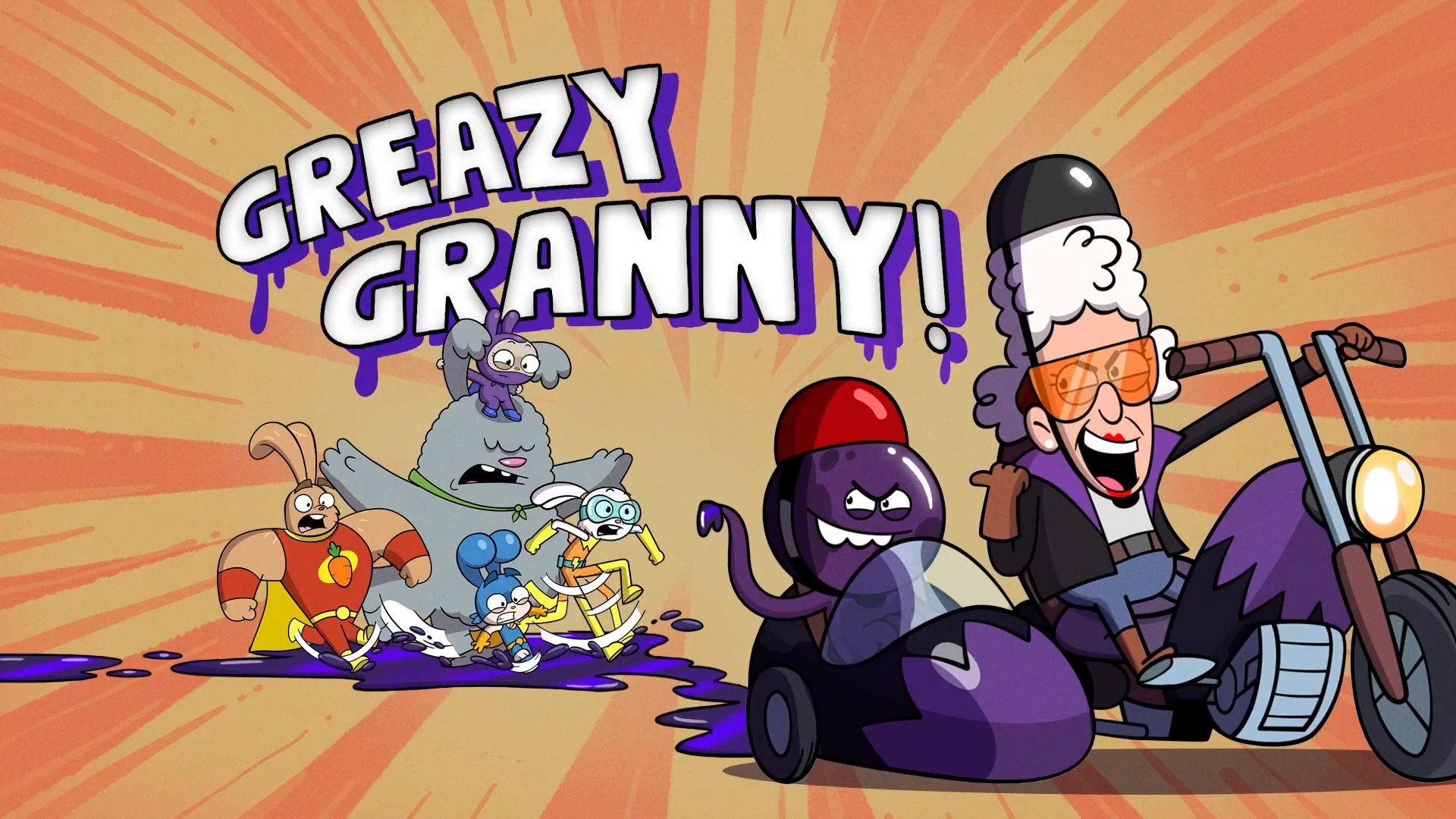 Greazy Granny! | Super Duper Bunny League Wiki | Fandom