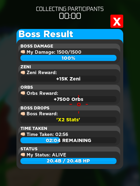 2x Boss Drops - Roblox