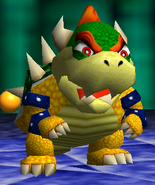 Bowser still looking at Mario.