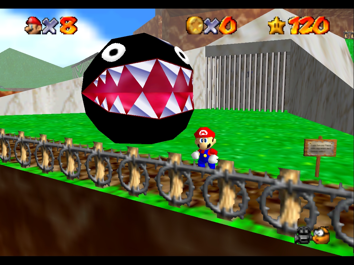The Chain Chomp is an enemy in Super Mario 64 and Super Mario 64 DS. 