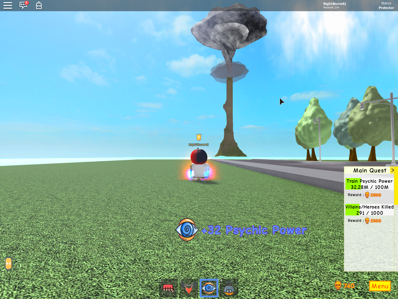 Psychic Power The Super Power Training Simulator Wiki Fandom - whats inside zen island roblox superpower training simulator