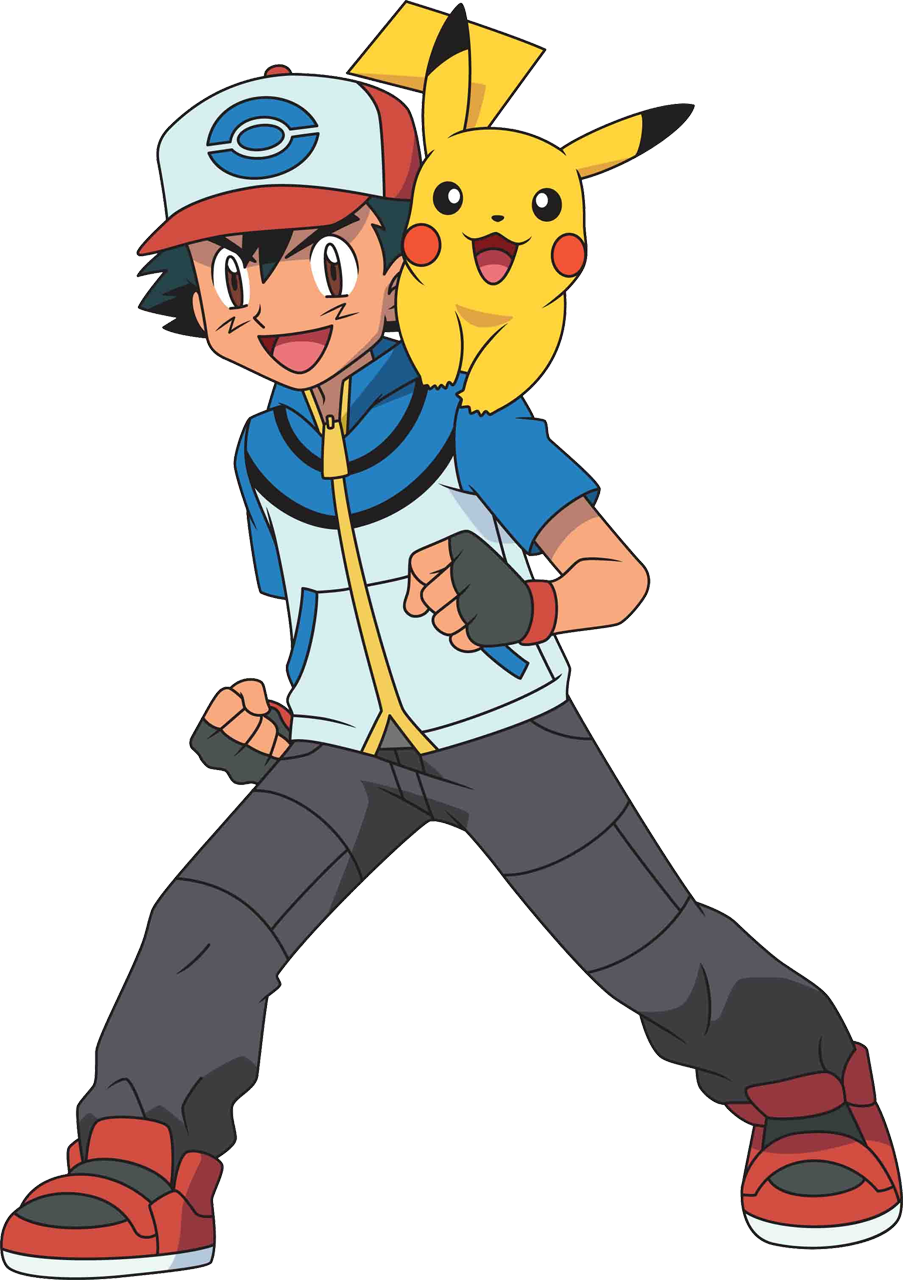 pokemon ash x pikachu