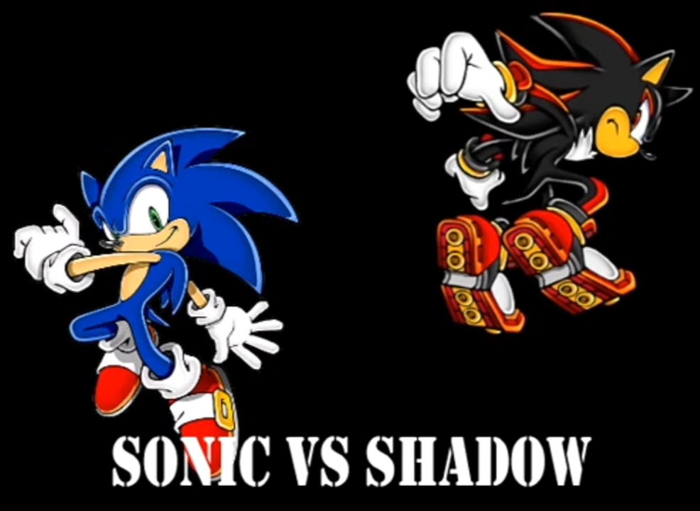 Sonic vs Shadow | Wiki Super Sonic X Universe | Fandom