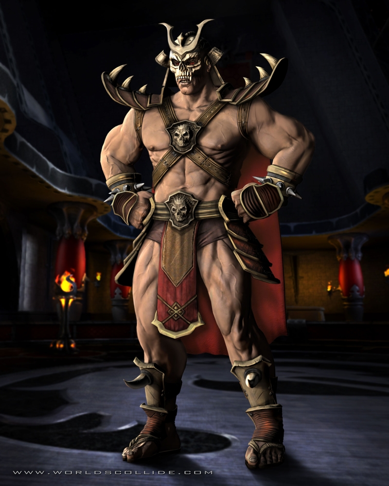 shao kahn unmasked mk9