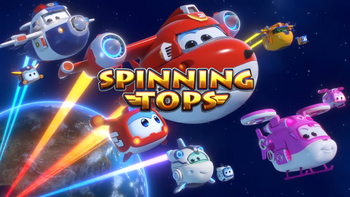 Spinning tops title card