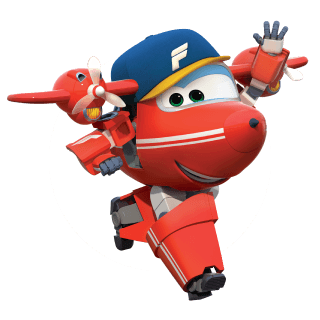 super wings red plane