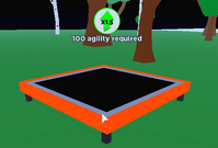 Location = Right outside spawn to the left corner from exit Requirements = 100 Agility