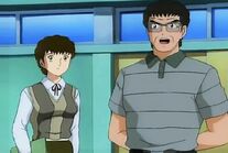 Srta. Matsumoto y entrenador Makoto Kitazume