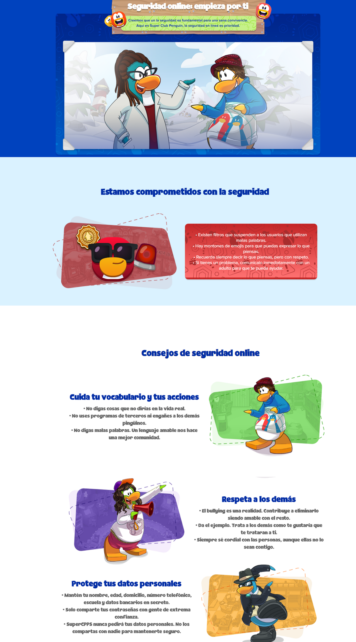 Seguridad online | Super Club Penguin Wiki | Fandom