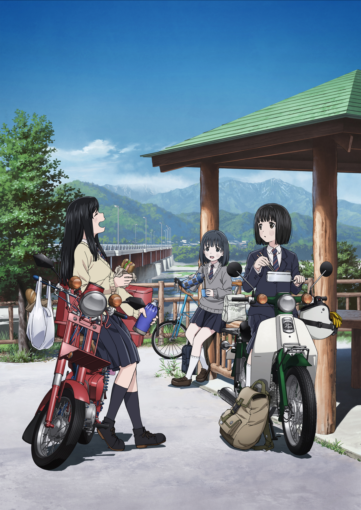 Akira Anime: Futuristic Motorcycle Ride