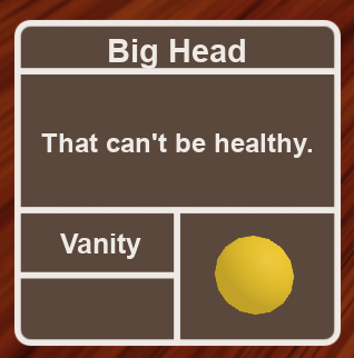 Bighead Super Cube Cavern Wiki Fandom - big head badge roblox