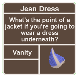 Jean Dress | Super Cube Cavern Wiki | Fandom